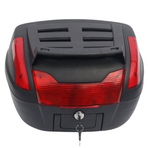 Hot Selling Large Capacity Motorcycle Tail Box Backrest Plastic Motorcycle Accessories Pp Motorcycle Tail Boxes With Upper-frame