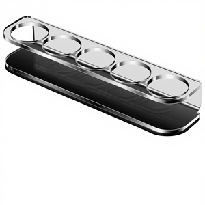 Soporte Acrílico para 5 Viales para Refrigerador, Organizador de Pared, Compatible con Viales U-100 de 24 mm (0.94\") de Diámetro, para Diabéticos - Product Image 1