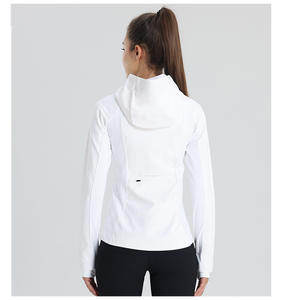 レディースジップアップパーカー 快適なコットンセーター アウトドアアクティブ向け 通気性デザイン - Product Image 5