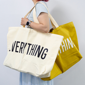 Bolsa de Compras de Lona con Cremallera y Bolsillo, Logotipo Impreso Personalizado, para Eventos Promocionales, OEM ODM - Product Image 5