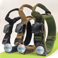 Support de collier de chien tactique Air Tag pour chiens de taille moyenne collier étanche pour animaux de compagnie avec support Airtag collier de chien de luxe