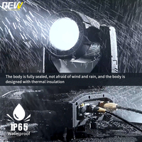 Projecteur LED mobile extérieur étanche IP65 400W DMX512 pour spectacles sur scène