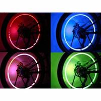 2 uds., accesorios de decoración para coche, rueda de coche, luces LED, cubo, lámpara de neumático, rueda de coche, luz Led, tapa de válvula de neumático