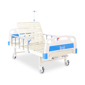 Harga pabrik grosir rumah sakit perawatan tidur tiga fungsi manual tinggi dapat disesuaikan tempat tidur rumah sakit klinik furnitur medis - Product Image 2