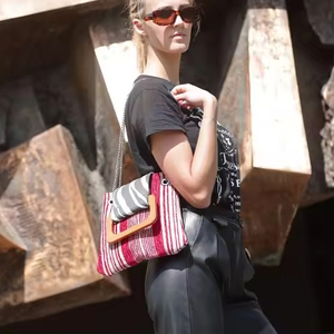 Borsa artigianale di ottima qualità fatta a mano In Italia borse a tracolla da donna stile classico moda borse eleganti per tutte le stagioni - Product Image 1