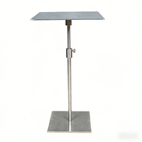 Table de chevet en métal d'inspiration luxueuse, en acier inoxydable, moderne et minimaliste, table d'appoint pour canapé, salon, chambre à coucher, étagère d'angle de rangement