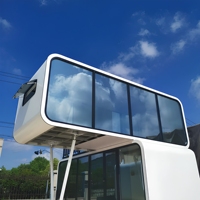 Conteneur en acier préfabriqué de haute qualité, design tropical exquis pour hébergement hôtelier extérieur