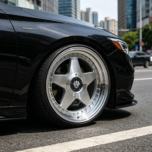 Rines FLowtone Wheels SRT de 5 radios, 16, 17, 19 pulgadas, 4x100/114.3, 5x112/120, de aleación fundida <span class=keywords><strong>AMG</strong></span>, ligeros, para carreras. - Product Image 5