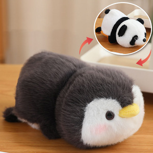 Mềm vui lật Panda Firefox sang trọng động vật đồ chơi nhồi bông Reversible plushies món quà tốt nhất - Product Image 2