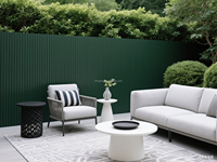 Clôture en PVC résistante aux intempéries pour la décoration des jardins et des chantiers de construction, écologique et facile à assembler