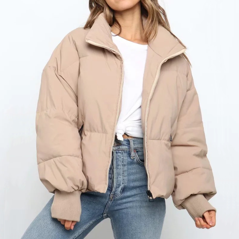 Women's Loose warm bread jacket cotton down jackets for lady