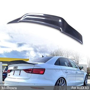 สปอยเลอร์ท้ายรถ2013-2020วัสดุคาร์บอนไฟเบอร์แท้สำหรับ RS3 S3 A3 8V R- - Product Image 1