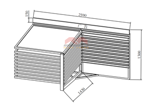 Présentoir coulissant incliné personnalisé pour carreaux <span class=keywords><strong>de</strong></span> céramique, <span class=keywords><strong>pierres</strong></span> décoratives, parquet et revêtements <span class=keywords><strong>de</strong></span> sol en bois dur - Product Image 5