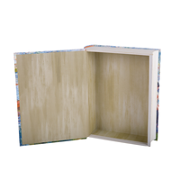 Scatole di carta regalo con nastro di cartone rigido personalizzato di alta qualità 2mm a forma di libro imballaggio decorativo Design da scaffale realizzato riciclato