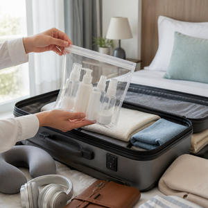 <span class=keywords><strong>Bolsas</strong></span> <span class=keywords><strong>de</strong></span> Viaje con Cierre Hermético, <span class=keywords><strong>Bolsas</strong></span> <span class=keywords><strong>de</strong></span> Plástico Transparente Reutilizables con Cierre <span class=keywords><strong>para</strong></span> Llevar Artículos <span class=keywords><strong>de</strong></span> Aseo, Botellas <span class=keywords><strong>de</strong></span> Champú, <span class=keywords><strong>para</strong></span> el Aeropuerto - Product Image 2