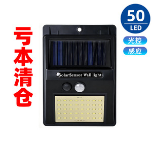 Solar <b>Sensor</b> Wall <b>Light</b> 130 <b>LED</b> Outdoor Waterproof Automatic Motion Detection Garden Street <b>Light</b> - Product Image 3