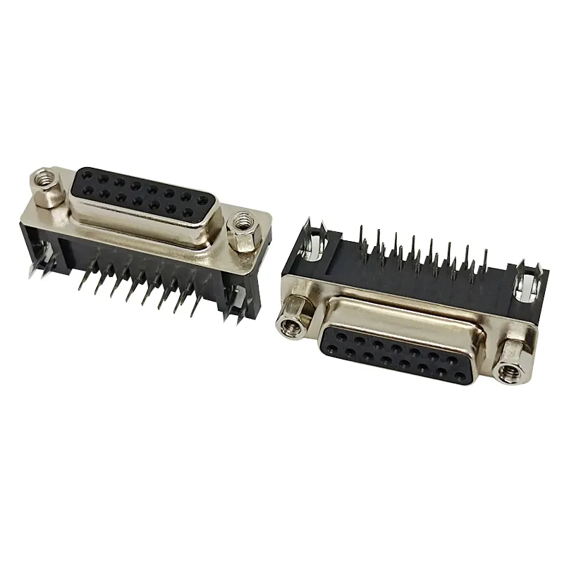 15 pin d-sub connector female db 15 pin d sub connector