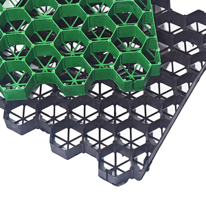Grade de grama plástica multifuncional para estabilização do solo Drenagem e suporte a vegetação - Product Image 1