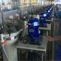 Transcend HT Menara Gas Buang Tangki Keluar FRPP PVDF Kimia Kering Menjalankan Pompa Sentrifugal Air Limbah Pompa Vertikal