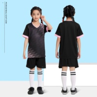 Ensemble de maillots de football personnalisés pour enfants, uniforme respirant pour les rencontres sportives scolaires, les matchs de football et les activités sportives