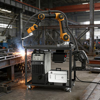 Robot de soudage manuel 6 DOF avec contrôle servo, nouvelle charge utile de 5 kg pour une soudure stable dans l'industrie du quincaillerie et du mobilier