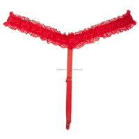 Vibrateur culotte personnalisable avec télécommande, ensemble de 3 pièces, porte-jarretelles en dentelle, jouets féminins, vente en gros de culottes vibrantes pour femmes