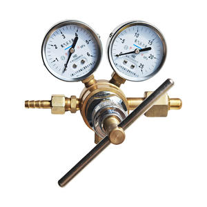 Regulador de Nitrógeno de Alta Presión YQD-370A, Totalmente de Cobre, con Manómetro Resistente a Impactos para Cilindros de Gas (Oxígeno, Hidrógeno) - Product Image 1