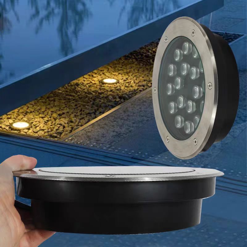 IP67 Waterproof 1W 3W 5W 6W 7W 9W 12W 15W 18W 24W 36W LED Underground Light Recessed Deck Light