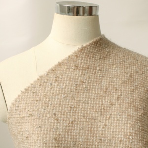 Tessuto Misto Lana Alpaca e Mohair Colore Kaki <span class=keywords><strong>Cammello</strong></span>, Design di Tendenza, Bestseller 26/27, <span class=keywords><strong>per</strong></span> Abiti, Completi e Cappotti - Product Image 5