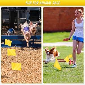 Drapeaux d'irrigation d'arrosage de jardin de pelouse de petits marqueurs de cour et de pelouse en PVC jaune pour la maison et le bureau Drapeaux de jardin imprimés UV - Product Image 6