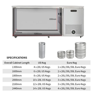 Distributeur de boissons en acier inoxydable à 8 robinets, tour à bière pression, équipement de refroidissement - Product Image 4