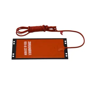 Calentador de silicona Flexible de 5v/5w, esterilla de calefacción alimentada por usb/batería de 3,7 v