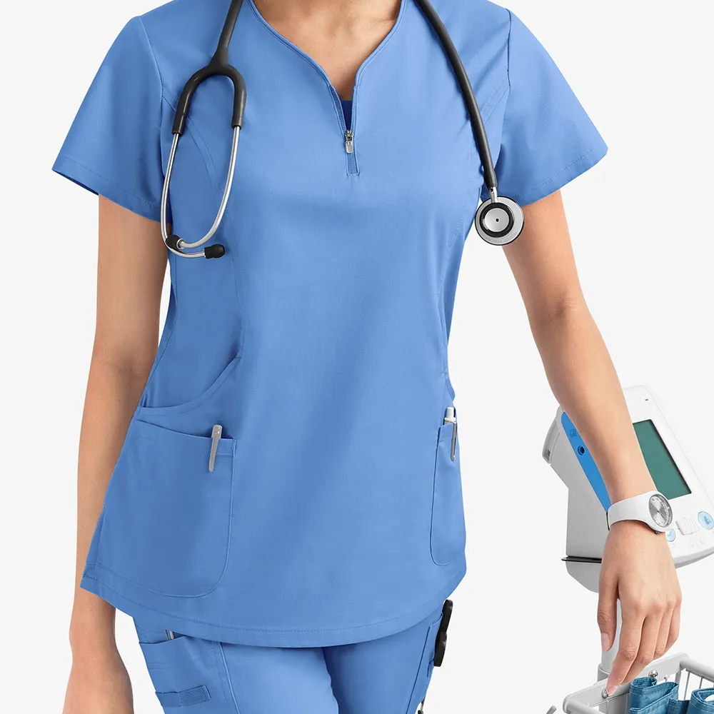 New Fast Delivery Medical nursing scrubs jackets joggers nurse medical scrubs design nursing scrubs uniforms sets