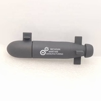 Clé USB promotionnelle personnalisée 3D/2D en silicone en forme de bateau ou d'avion, USB 2.0/3.0/Type-C, 8 Go-32 Go, portable, clé USB personnalisée