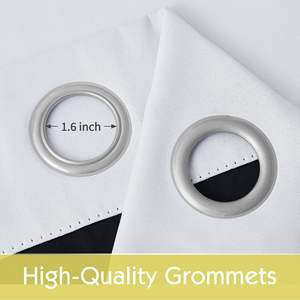 52x84 giallo grigio pieno paese floreale stampato <span class=keywords><strong>su</strong></span> bianco finestra trattamenti tende oscuranti per camera da letto soggiorno - Product Image 2