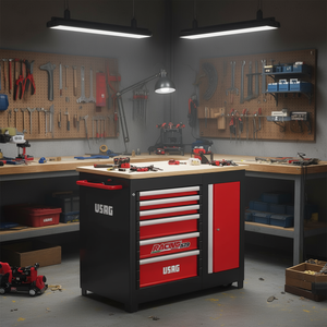 Armoire à outils Usag à 6 tiroirs, série Racing 519, rangement pour établi - Product Image 3