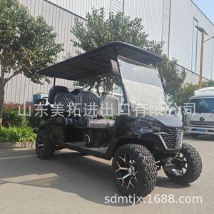 Voiturette de golf électrique 4 roues, moteur 400W, double transmission, en alliage d'aluminium durable, style moderne, pour usage communautaire - Product Image 3