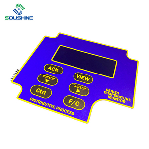 Custom Household Appliances PVC Membrane Control Panel Graphic <strong>Overlay</strong> - Product Image 2