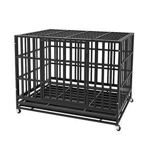 <span class=keywords><strong>Cage</strong></span> à chien pliable en métal de haute qualité Besky BS C217 avec roues, grande espace libre, niche intérieure pour chiens, toutes saisons - Product Image 3