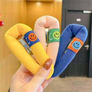 Pinza de pelo grande <span class=keywords><strong>para</strong></span> hombre y mujer de ciervo blanco, pinza Bb de esponja de burbujas del mismo estilo <span class=keywords><strong>para</strong></span> horquilla <span class=keywords><strong>para</strong></span> niños, flequillo lateral de aleación - Product Image 3