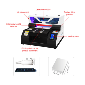 UV Printing Machine Mini Digital Wood Glass Pvc Acrylic Phone case Flatbed UV Printer Price - Product Image 5