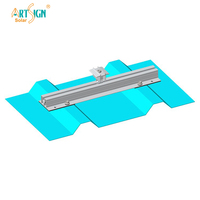 Système de montage sur rail solaire Art Sign pour toit métallique, longueur personnalisée, installation rapide, fabricant OEM pour supports de panneaux solaires