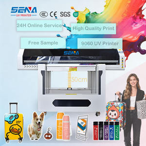 Impresora UV de Inyección de Tinta Plana de Uso Industrial, Impresión Rápida en Metal, Plástico, Acrílico, PVC, Botellas, Pelotas de Golf, Impresora UV con Impresión Automática de 50 cm de Alta Velocidad - Product Image 1