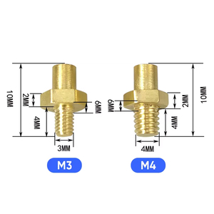 K Type M3/M4 3D Printer <b>Screw</b> Thermocouple <b>Copper</b> Probe Temperature Sensor - Product Image 2