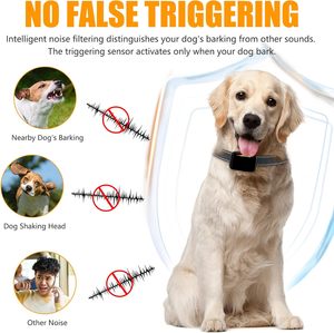 Automatic Dog Training <strong>Collars</strong> with Beep Vibration Shock Modes Smart <strong>Pet</strong> <strong>Anti</strong> <strong>Barking</strong> <strong>Collar</strong> - Product Image 5