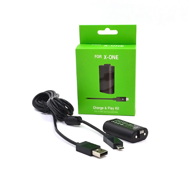 For Xboxes One Gamepad Rechargeable Battery Pack With USB Cable for XBOXes ONE Wireless Controller Batteries