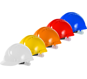 Casque de sécurité ventilé en HDPE robuste, fabrication OEM/ODM, vente en gros directe d'usine, protection contre les chocs pour la construction et l'exploitation minière, certifié CE - Product Image 1