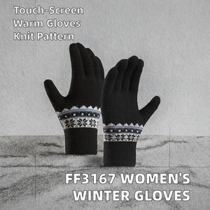 Kaixi khái niệm mới phụ nữ đầy đủ ngón tay Găng tay với Foldover Mitten Flap co giãn chất liệu cho thoải mái tất cả các ngày mặc - Product Image 6