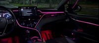 Éclairage d'ambiance intérieur dynamique à ruban étoilé pour Toyota Camry 8ème génération 2018-2023 – Kits de mise à niveau d'accessoires d'éclairage LED intérieur