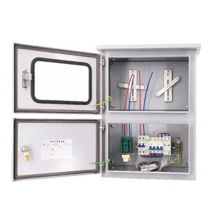 Boîtier de distribution métallique OEM pour systèmes photovoltaïques solaires, 380V AC, avec <span class=keywords><strong>disjoncteur</strong></span> connecté au réseau et protection contre les surtensions, indice de protection IP65, usage industriel - Product Image 3